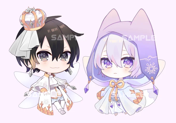 9/22に開催されるRimさんと雪見さんのツーマンライブ -Crystal Crown- のグッズでお手伝いさせて頂いたイラストです?('ᴗ' )و❄?
よろしくお願いします!! 