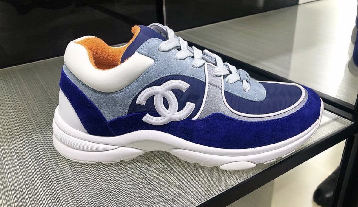 blue chanel runners