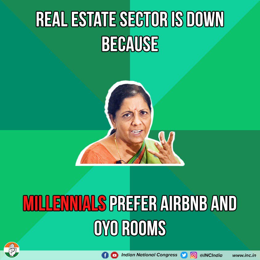 If everyone were to think and #SayItLikeNirmalaTai
then logic would vanish from the planet just like it has from the #BharatiyaJokeParty's SOP.