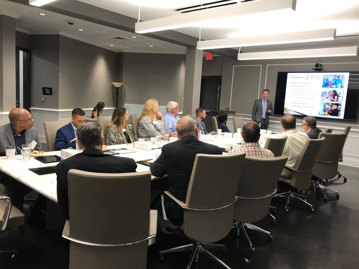 TCTCPrez's tweet photo. First Board of Visitors meeting ⁦⁦@tctcedu⁩! Excited to have a new group of community leaders serve as ambassadors in Anderson, Oconee, and Pickens counties. https://t.co/i5WOLtn0FP