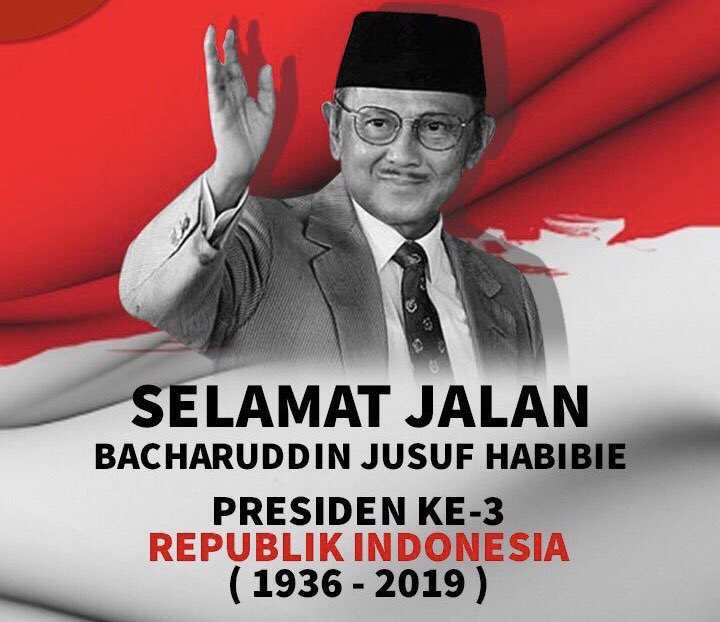 Thessa68's tweet photo. Inna lillahi wa inna ilaihi raji'un 🤲
Selamat jalan, Eyang Habibie. Terima kasih untuk pengabdianmu bagi NKRI 😭🇲🇨
#RIPBJhabibie #EyangHabibie #indonesiaberduka https://t.co/pbpFnbn56q