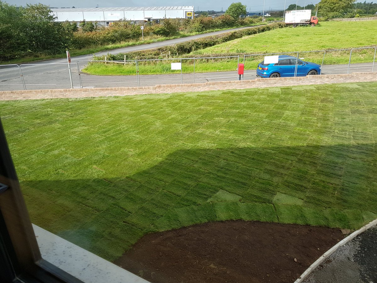 9yardsArchitec_'s tweet photo. 'What a difference a lay makes' - the laying of a lawn that is 😉 Great to see this bespoke newbuild nearing completion 👍
@robinhillconstr
#9yards #charteredbuildingconsultancy #KingOf #buildability #belfasthour #buildersview https://t.co/Eu8xG73p6R