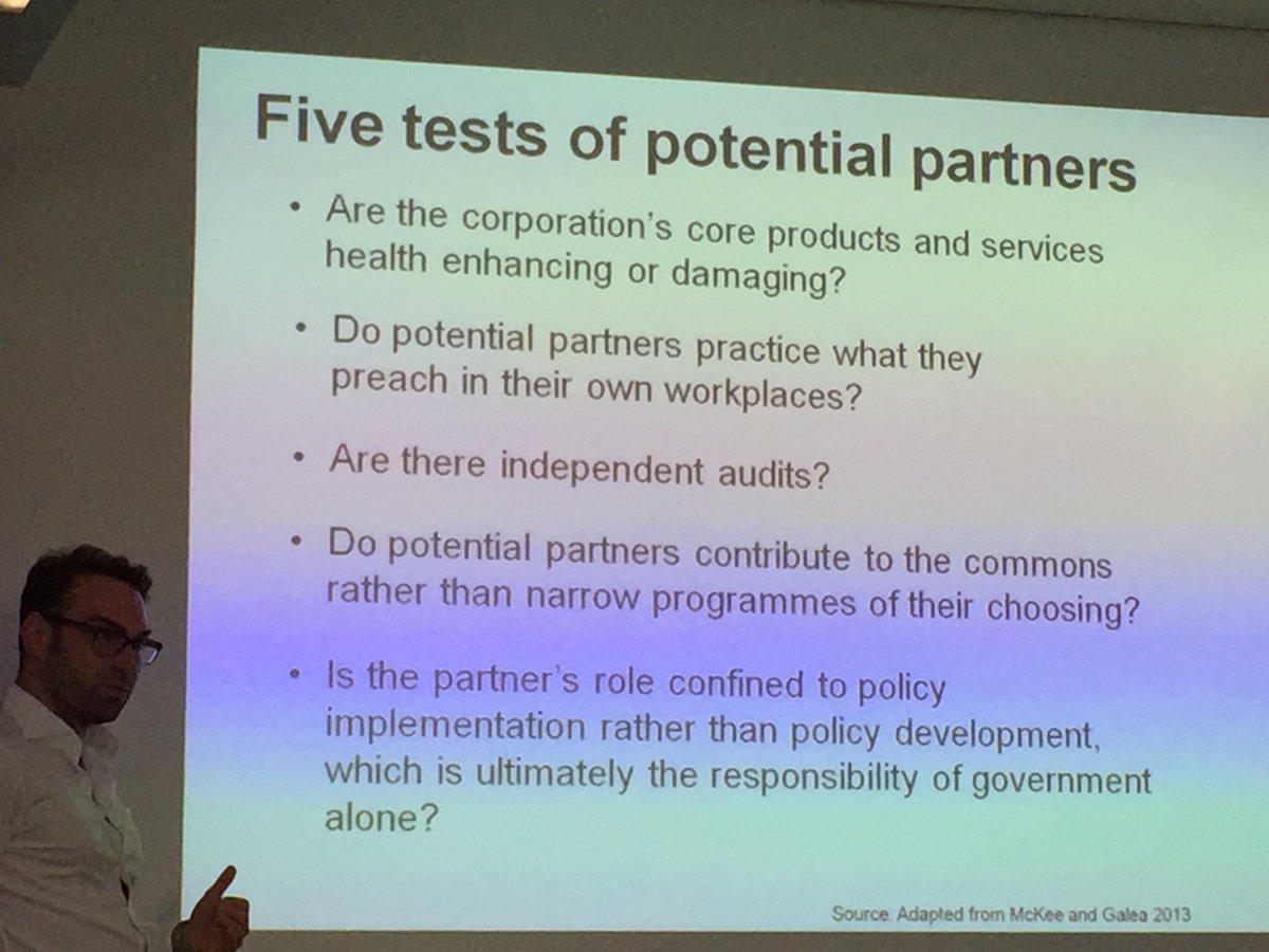 Thinking about industry partnerships ⁦<a href="/davidstuckler/">David Stuckler</a>⁩ #summerschool #Graz