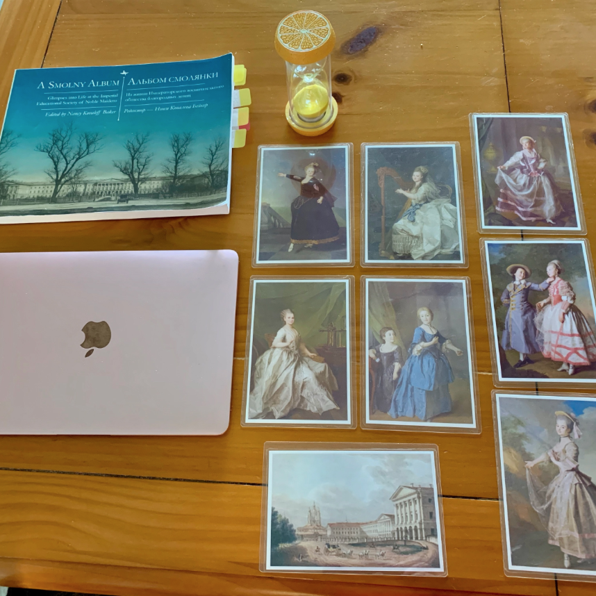 KCushman1's tweet photo. Computer ✅  Research book ✅ Portraits of characters✅ Sand timer ✅
Time to get to work! #amwriting #russianhistory #kathryncushman https://t.co/j4EJcvqeBk