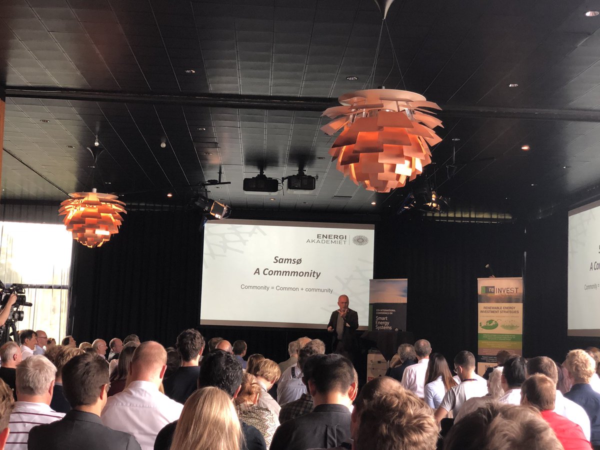 Samsø: “A Commonity” 👌🏼

Plenary keynote by Søren Hermansen, Founder &amp; CEO at Samsø Energy Academy on ‘Resilient communities – Samsø island - a living lab for community’ ☀️🍃

#SESAAU2019 #SmartEnergySystems #Sustainability #Community #Commonity