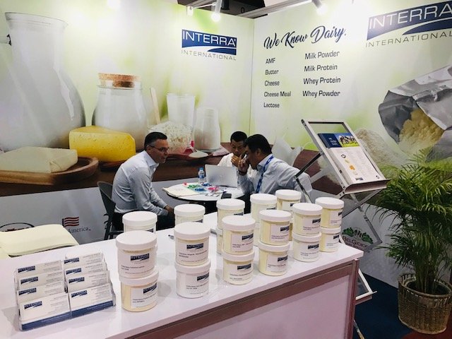 Interra_Food's tweet image. We had a fantastic first day, we are rockin' our booth E-33! #interra #FiAsia #Bangkok #tradeshow #food #Dairy