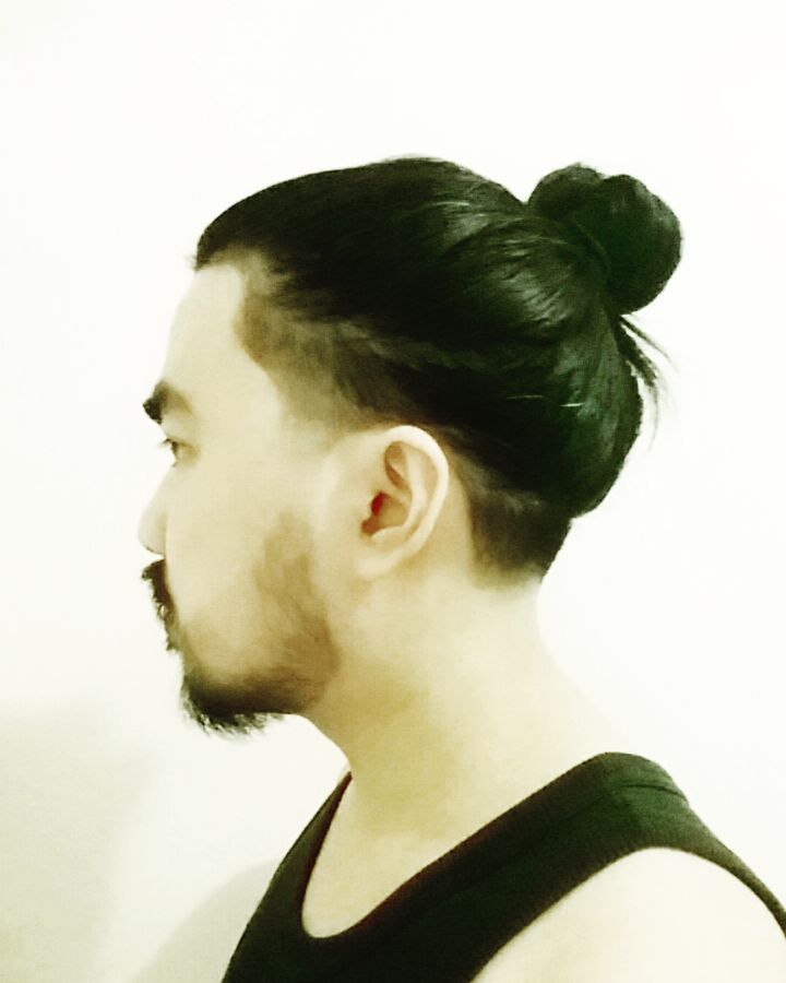 MadmanJrs's tweet photo. Since I'm not an artist and showing different writing styles is a little difficult, here's four different ways I've had my hair through the years.

#4style #doesitstillcount? #lowkeyafacereveal https://t.co/uVBtIJEVJf