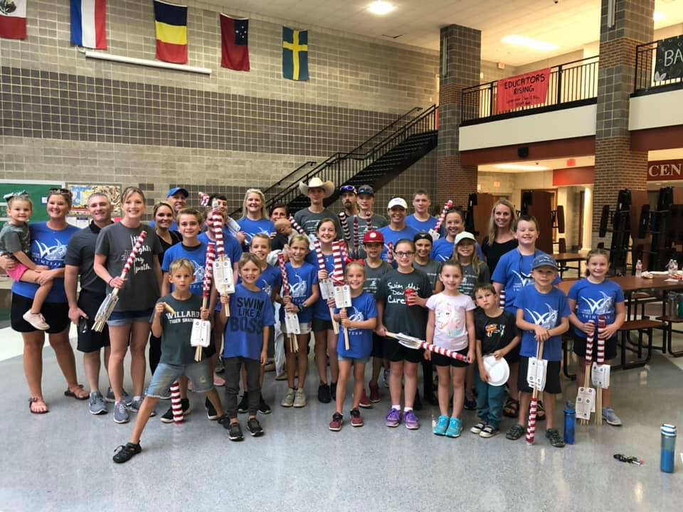 Last night hundreds of volunteers, including dozens of Willard Tiger students, placed a flag in the yard of 3,000 homes in the Willard Area in honor of the events of 9/11/01. We remember the lives lost and thank the heroes of that day, and every day in our community! #NeverForget