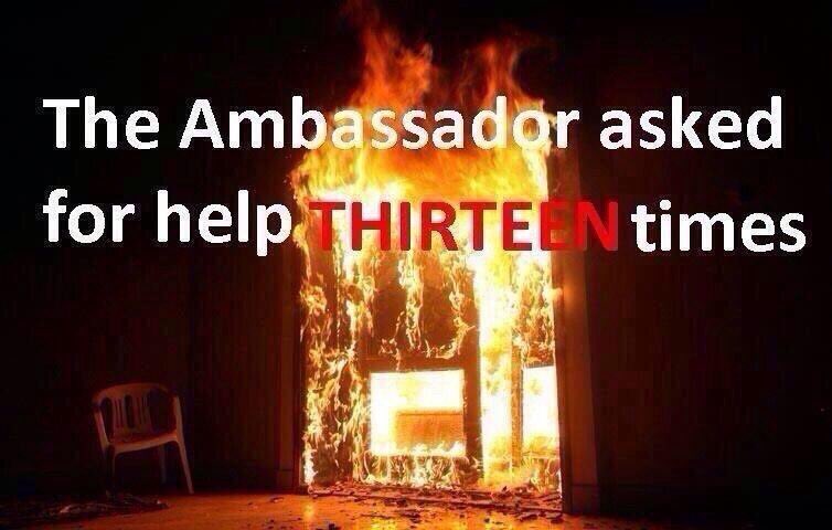 grindingdude's tweet photo. Today is also the anniversary of #Benghazi 

#NeverForget they wanted you to believe it was caused by a rogue video... https://t.co/tNjEFhg7WH