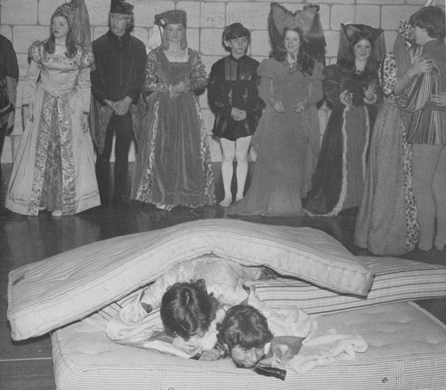 SDofBRF's tweet photo. Did you see the music department's performance of "Once Upon A Mattress"? For this week's #tiGRRprideTBT, check out these pictures from the show in the 1973 Breeze! If you can spot any familiar faces, tag them to share the good ol' memories! #tiGRRpride https://t.co/ehGJmYCW4G