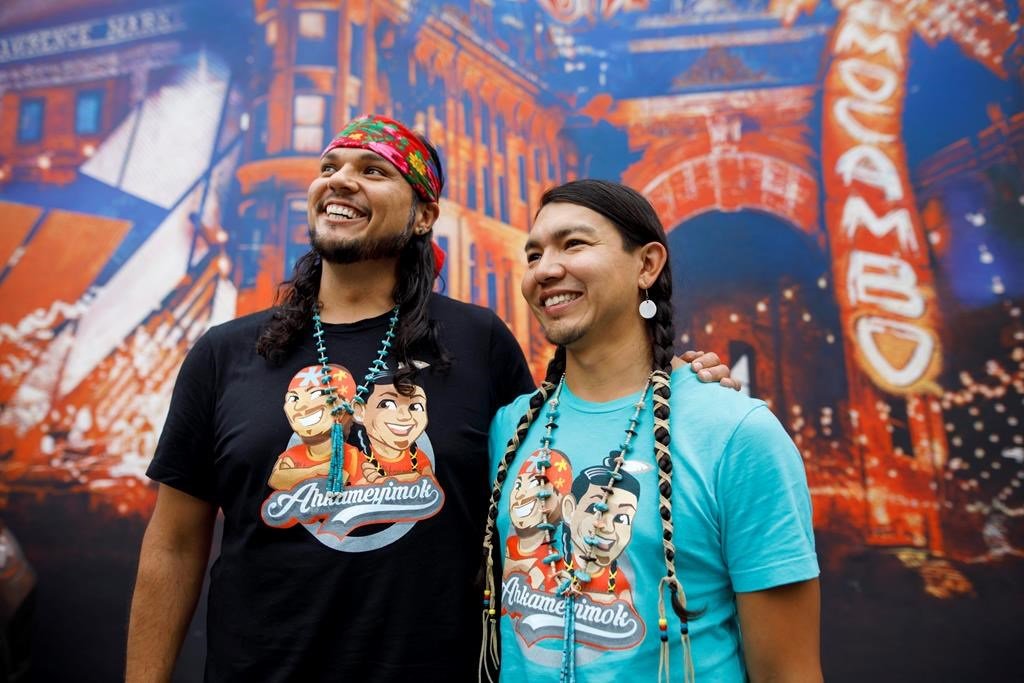 AnishNation's tweet photo. #ndigenous, two-spirit couple from #Alberta wins #TheAmazingRaceCanada https://t.co/LTzXzcqOXE via @CityNews https://t.co/UsNhzo07rO