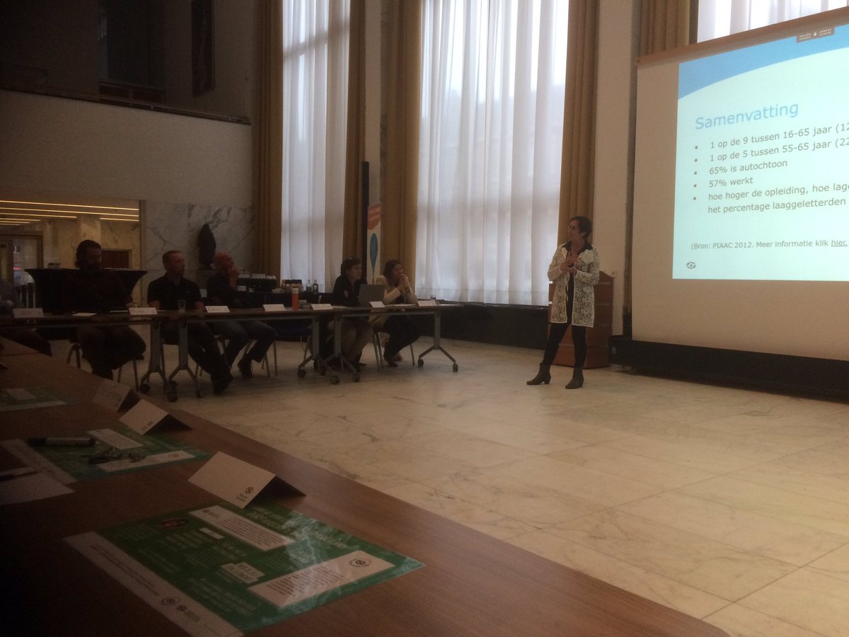 Werkgeversconferentie laaggeletterdheid in Velsen. Zeer belangrijk onderwerp!