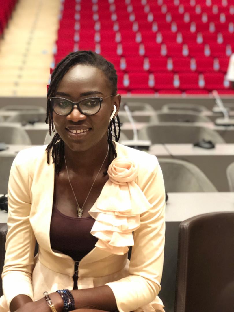 Give1P_Gambia's tweet photo. We are proud of @jukaliond who is one of the organizing members for African Youth Internet Governance Forum taking place at N’Djamena, Chad.
She was also a panelist on the panel “Online Content & Media - Fake News and Misinformation in the digital age”
#Give1 #IGF #AFIGF #AFYIGF https://t.co/kAr55onhmS