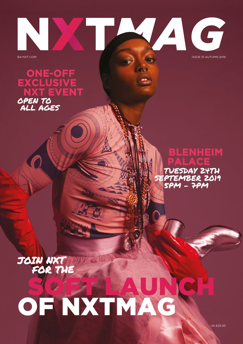 Join NXT for the soft launch of NXTMAG on 24th September @ 5pm - 7pm at <a href="/BlenheimPalace/">Blenheim Palace</a>! OPEN TO ALL! Register here: nxt-blenheim.eventbrite.co.uk