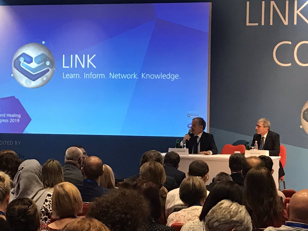 Prof. Marco Romanelli, WUWHS President, and Prof. Hans Smola offer answers to wound professionals from over 20 countries #linkforwoundhealing Budapest https://t.co/BzoZQEiCNf