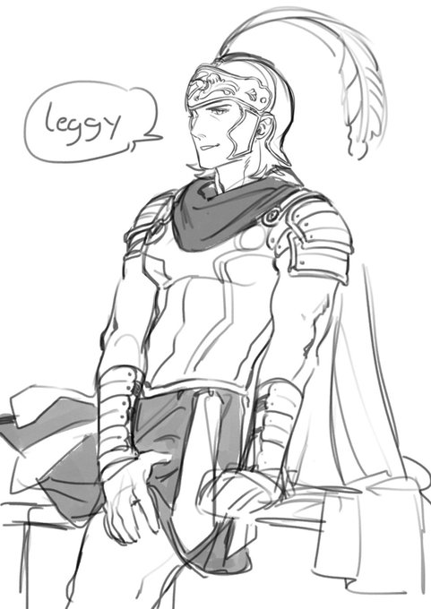 more spoiler free St. Indech (inspired by his statue at the monastery + personal hc + his paralogue) 
