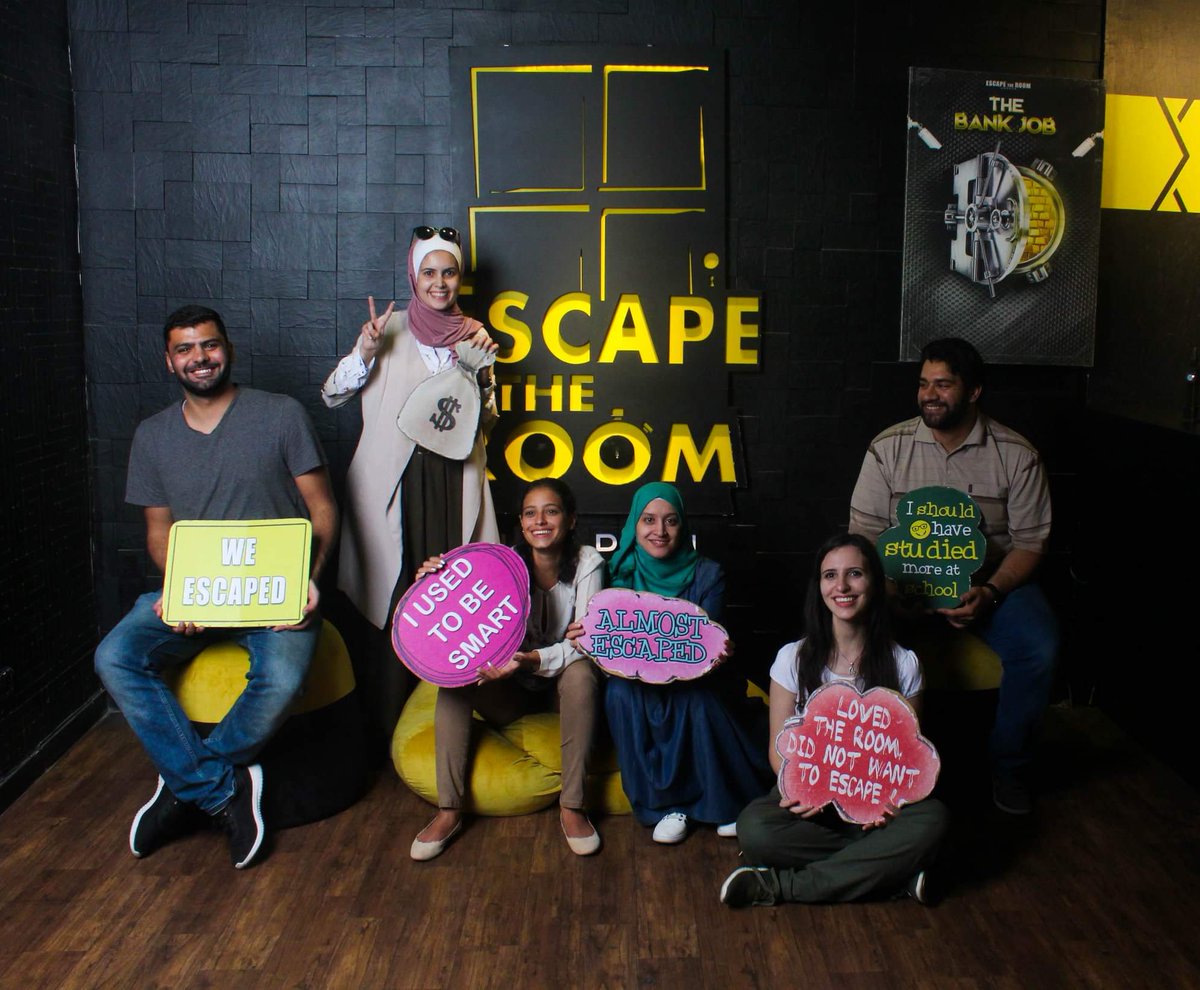 TanasukTech's tweet photo. Tanasuk's team building activity for this month 💪
#EscapeTheRoom #EscapeTheRoomJordan #TanasukTecnologies #TanasukFamily #TanasukCitizens #Tanasuk #Sitecore #SitecoreCommunity #Jordan #Amman https://t.co/87cVYr8EJ4