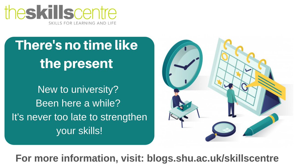 Whether you are new to university or are continuing your studies, the Skills Centre can provide tips and advice to give your academic writing and study skills a boost. 

We're open to all students, studying any course, at any level 😃 #AcWri #studyskills #myhallam