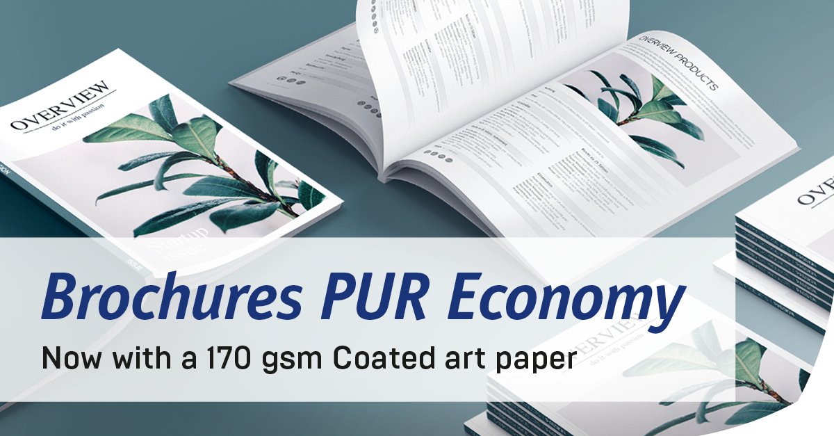 Discover our #Brochures PUR Economy and print your own with us at an extremely affordable price for your next #marketing events our to introduce your business and products! unitedprint.com