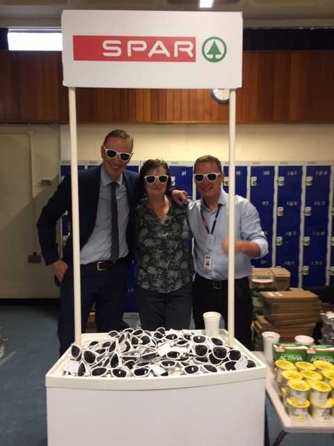 SPARScotland's tweet image. Great fun at Monifieth High School last week. All in support of the STV Appeal which is a fantastic cause. Some of our team are pictured here donating £500 to the appeal. #supportinglocalcommunities