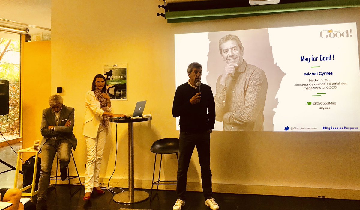 CecileDELETTRE's tweet photo. Purpose for Good: le fondateur de Dr Good, Michel Cymes démontre son engagement pour la santé des consommateurs avec éthique. Le choix des marques partenaires qui respectent l’ADN des valeurs. Bien manger, bien bouger. Ambassadeur santé JO2024 #BigSessionPurpose @Club_Annonceurs https://t.co/Xlidqrt128