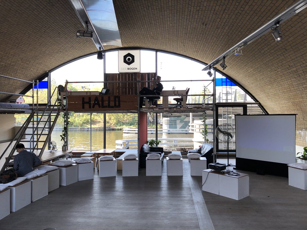 BI_NCIS's tweet photo. We are in #Berlin for the next 3 days for an in-depth course on #digital #business We will be tweeting from exciting guest lectures and company visits @DeptCCLbi @lutzid @dasfiesch perfect venue and weather 😀 https://t.co/dP7c2hT4eB