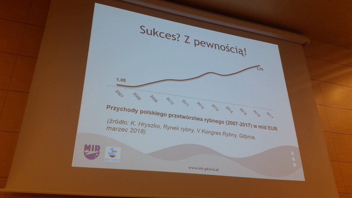 TargWarsz's tweet photo. O złożonej, ale nie pozbawionej sukcesów sytuacji branży przetwórstwa ryb w Polsce na #BALTEXPO 2019 @MGMiZS_GOV_PL @PortalMorski https://t.co/D24vqnvRmJ