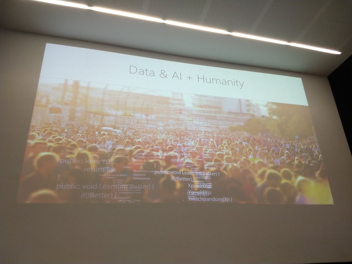 BCUAdvantage's tweet photo. It's not just about data or AI, the importance of the future tech is how it services us. @microsoft @myBCUresearch #DataJamWM https://t.co/8r6lTk94Gt
