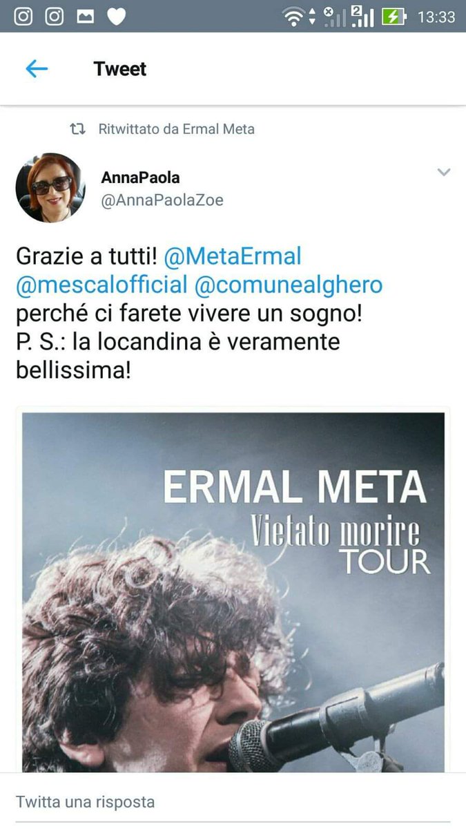 #ErmalMeta #VietatoMorireTour #Alghero2017 #sardinepresenti