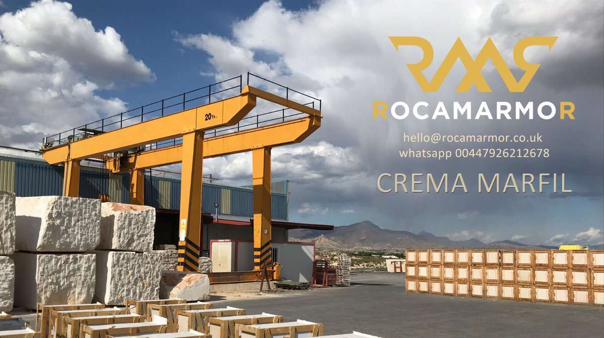 rocamarmor's tweet photo. Do you want Crema Marfil?

Ask for the price in hello@rocamarmor.co.uk

Whatsapp 00447926212678

#cremamarfil #projects #naturalstone #marble #beige #construction #builder #architect #naturalflooring #natural #stone @Marmo_mac @MosBuild @LondonBuildExpo #rocamarmor https://t.co/NU7znMJpLD