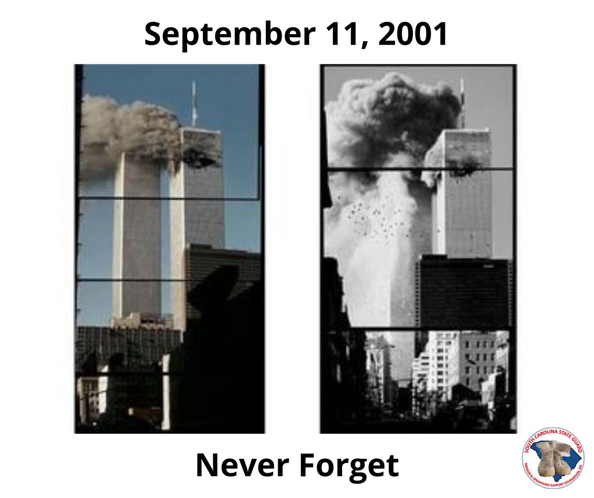 SCSGMOPS's tweet photo. Everyday we should reflect on the tragedy of 9/11 and the heroic lengths some went to that day to save lives.  God Bless the first responders who made the ultimate sacrifice and #NeverForget how our country came together to confront evil.  #September11 https://t.co/qA6Kue3AKv