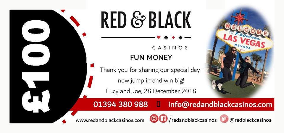 Don't forget we can personalise your fun money for your fun casino.

Your guests will be armed with personalised fun money to exchange for chips on the table(s) of their choice.

They make a fantastic piece of memorabilia for your big day too!
bit.ly/2iaH6J4