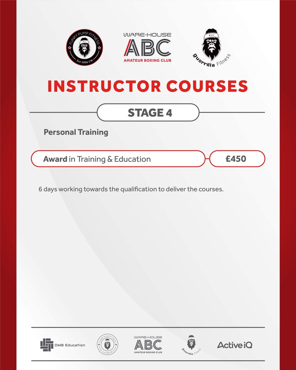 Nicola_Berry7's tweet image. @dmb_education and @FunkyPump working in partnership to deliver top quality fitness qualifications. If your interested in being a fitness guru and a funky pump jedi. DM us today. #fitnessjedi #funkypumpjedi #gyminstructor #personaltrainer  #boxing #kettlebells