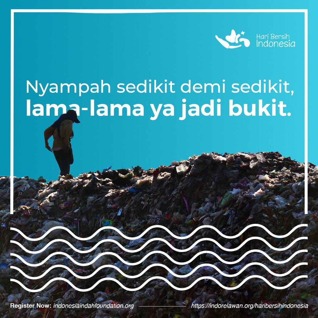 Yang kecil-kecil emang suka nggak berasa. Kayak jajan kopi susu yang ternyata sebulan habis ratusan ribu. Sampah kita juga gitu. Buang sekali dua kali, totalnya jadi 21 kg per bulan.

Tapi ngurangin sampah juga mulai dari yang dikit. Yang penting mau mulai!

#HariBersihIndonesia