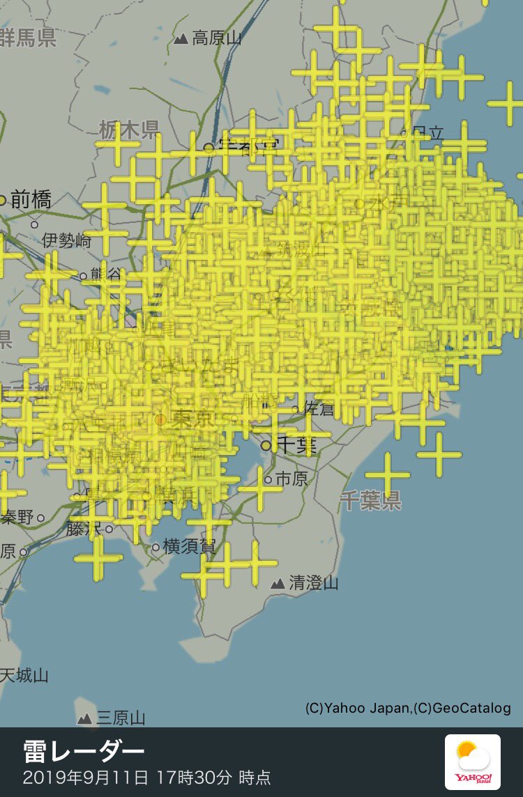 ふじさき みの さっきの雷すごかったなぁ 東京近辺のゲリラ豪雨 雷だったんかなぁ なんて思いつつ雷レーダー見たら東京 千葉北西部 茨城まで大変なことになってたんですね 昨夜の雷も凄かったし 秋に向けて天気が不安定すぎる感じ T Co