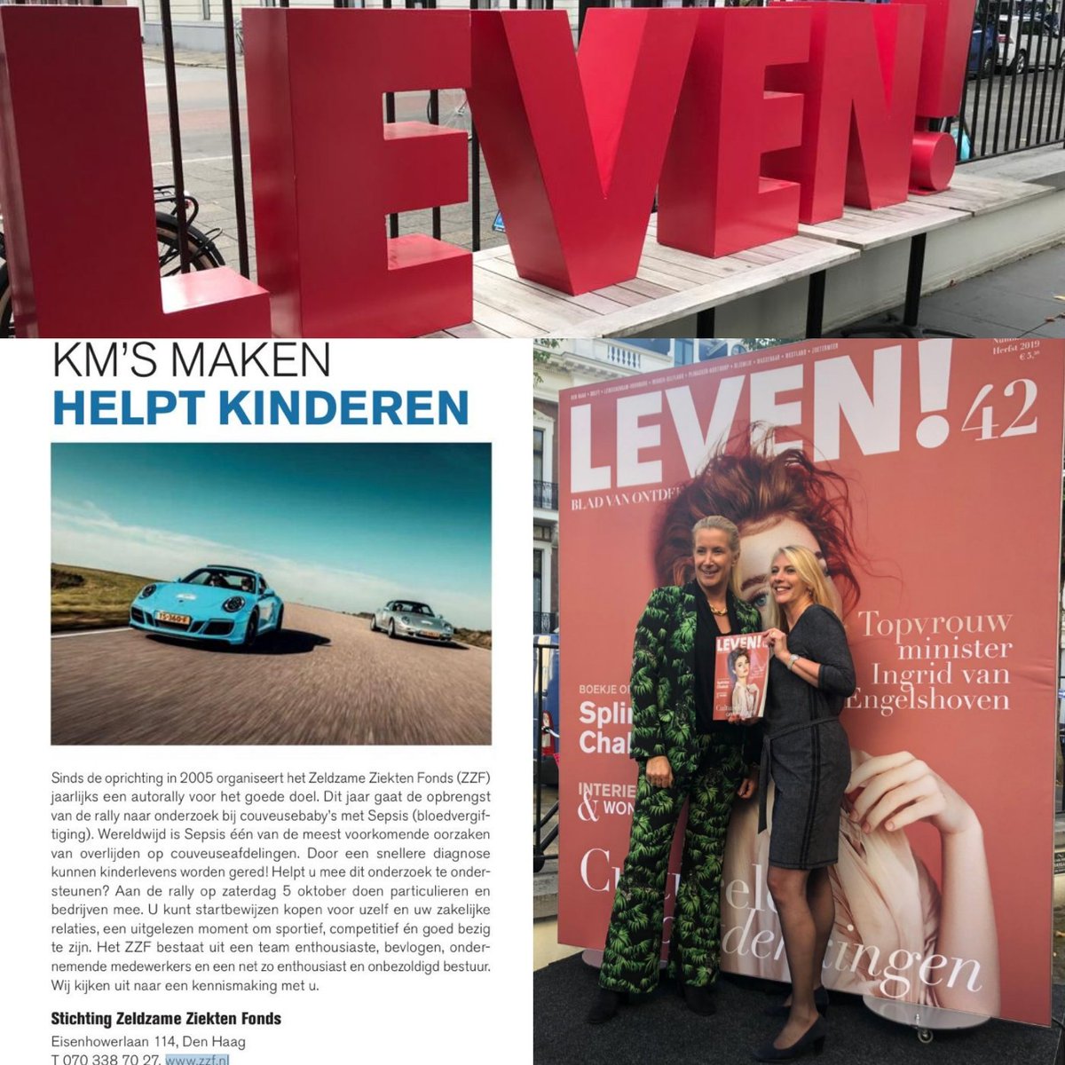 ZeldzameZiekten's tweet image. LEVEN! Lancering herfst editie weer groot succes incl artikel ZZF #zeldzameziekten voor deelname rally voor #goededoel help #sepsis de wereld uit!