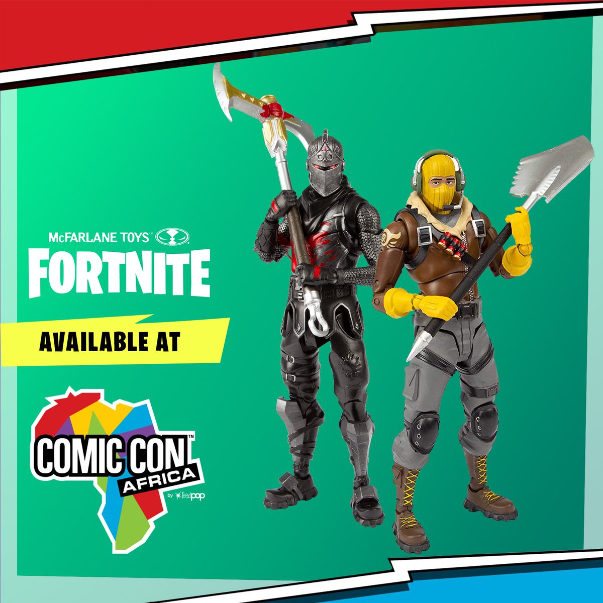 Comic Con Africa On Twitter We Re Excited To Announce That The Fortnite Premium Action Figures By Mcfarlane Toys And Epic Games Will Be On Display And Available At Comicconafrica Visit Them At
