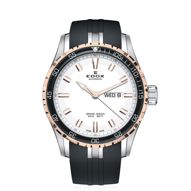 IceboatLimited's tweet photo. The Edox Grand Ocean. Automatic, 300 metres, day, date, tachymeter, diving bezel, Super LumiNova X1. Find it at https://t.co/HX4XMuX9IR https://t.co/A0XbHUmMaQ