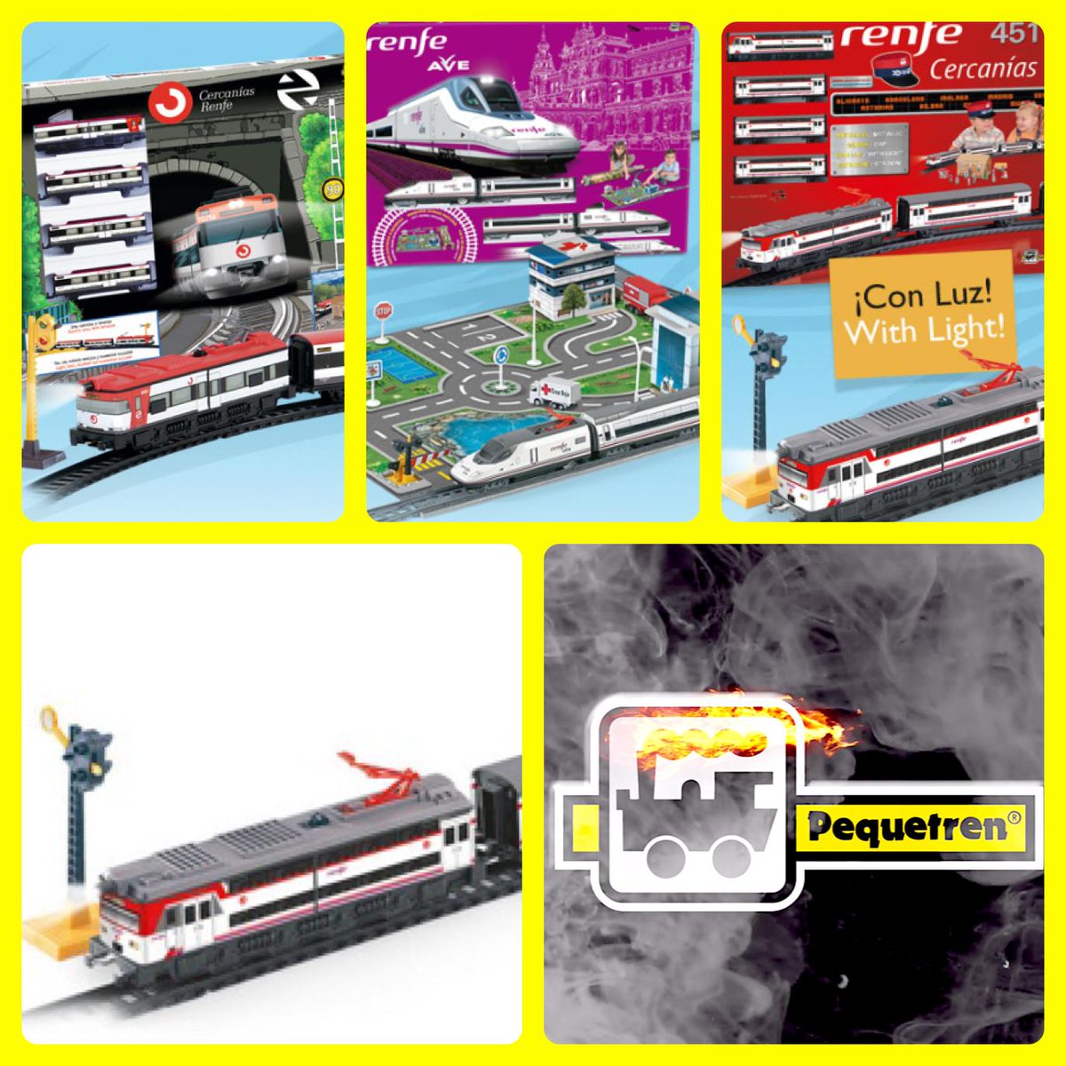 Pequetren's tweet photo. #Renfe #Cercanías es una división comercial de la compañía ferroviaria española Renfe, dedicada a la gestión y explotación de redes de cercanías.

¡Y Pequetren tiene unos cercanías espectaculares!🚇
#pequetrenmasquetrenes #trendelabruja #renfe #Jugar #Spielwarenmesse #witchtrain https://t.co/XsgLAkZK6M