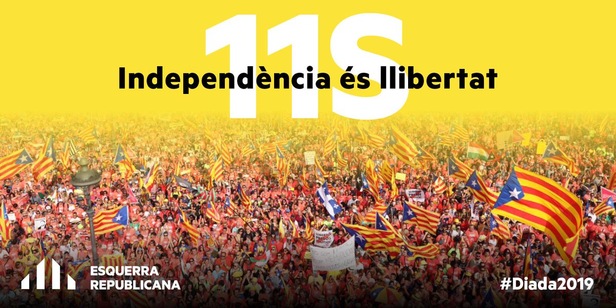 erclarapita's tweet photo. Des d'ERC #LaRàpita us desitgem una molt bona Diada Nacional de Catalunya.

📢Pels drets, per les llibertats🎗, per la democràcia i per la #RepúblicaCatalana! Avui tornem a omplir els carrers! https://t.co/nhRgznX2EU