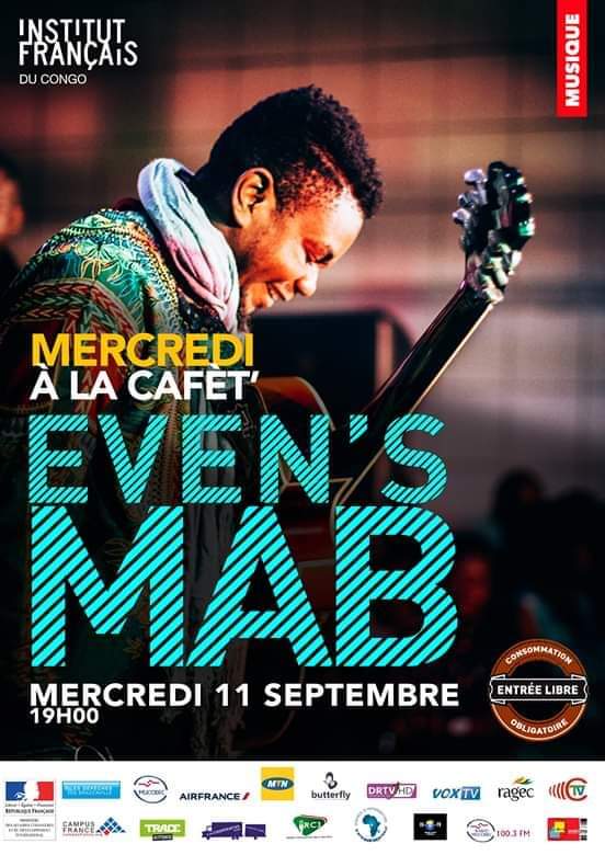 242Urban's tweet photo. #ChezMoiAuCongo : Ce soir à 19h, retrouve @EvensMab à la cafet de l'#IFC à Brazzaville.

#JazzGuit #Urban242 https://t.co/8jVt2saklY