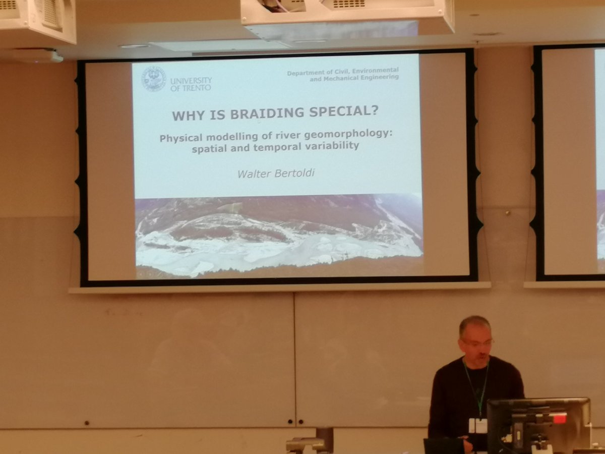 Why is braiding special? Excited for the @BSG_Geomorph Warwick award presentation by Walter Bertoldi with some awesome physical models! #bsg2019