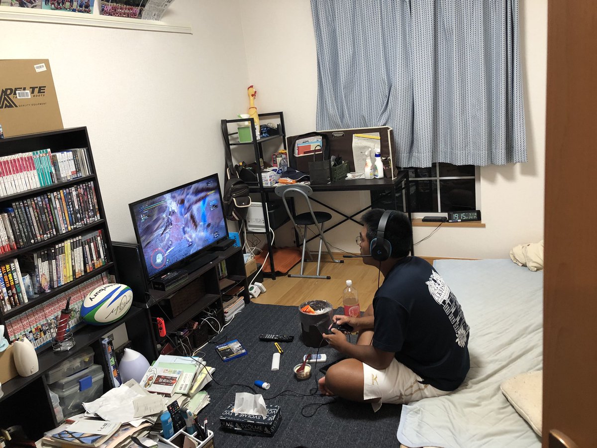 汚い部屋w