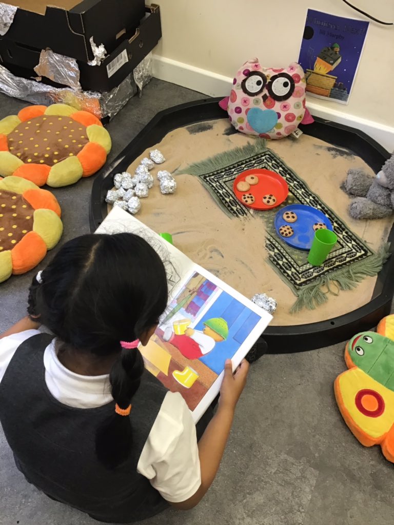 InclusionBirch1's tweet photo. Homemade space rockets and a picnic on the moon. Nurture Group choosing to pick up books independently! We are so proud of their progress! @Birchfield_Sch https://t.co/g9SXGRzw4U