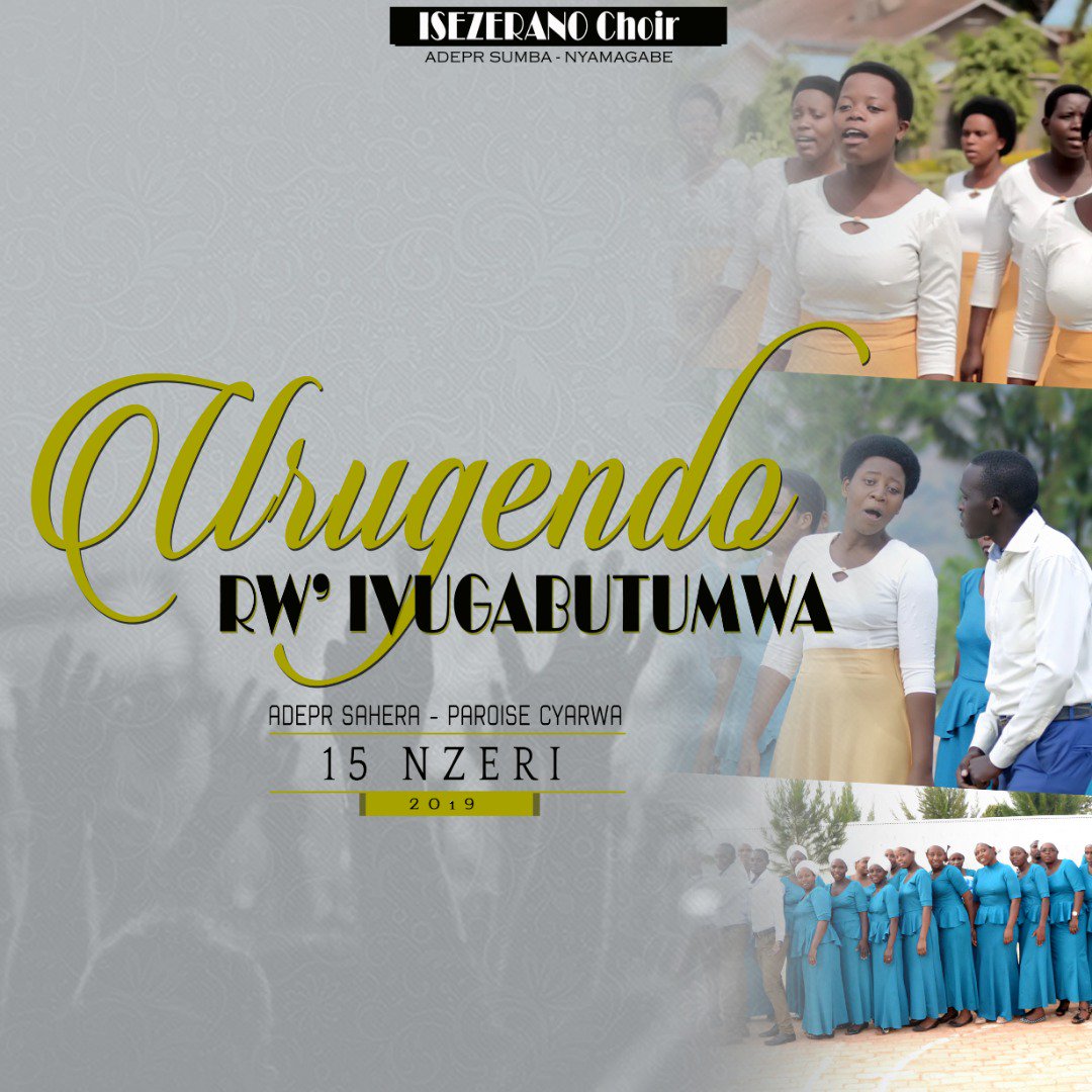 Tunejejwe no kubabwira ko chorale ISEZERANO adepr/Nyamagabe ifite urugendo rw'ivugabutumwa kuri iki cyumweru 15/09/2019
I huye,adepr paroisse cyarwa umudugudu wa sahera.