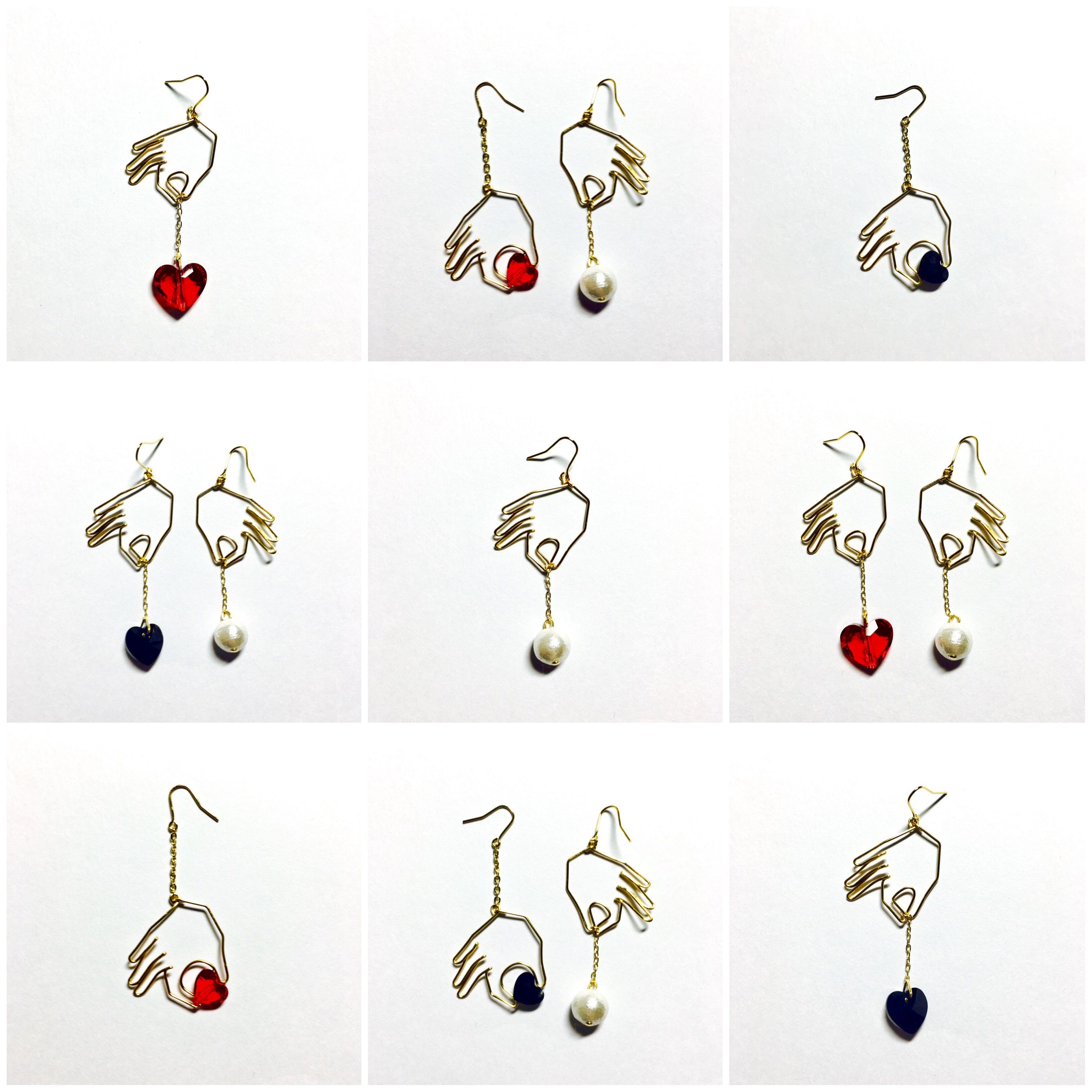 ★sale★大人気★ハンドメイド作家★TiCa TiCa★ピアス BIRD OF PARADISE ネイキッド ストーン フック ピアス