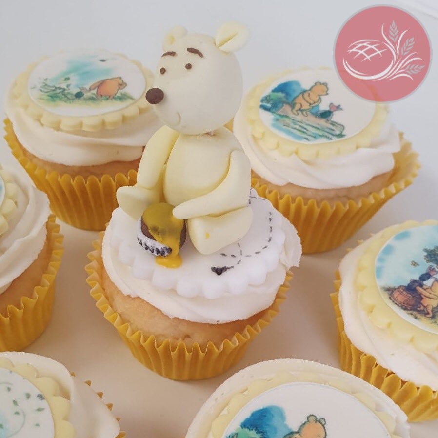 "Sometimes the smallest things take up the most room in your heart." (Pooh bear) - couldn’t have said it better! 😊 #cakery #westmidlands #cupcakes #bespokecupcakes #bespokecakes #poohbear #winniethepooh