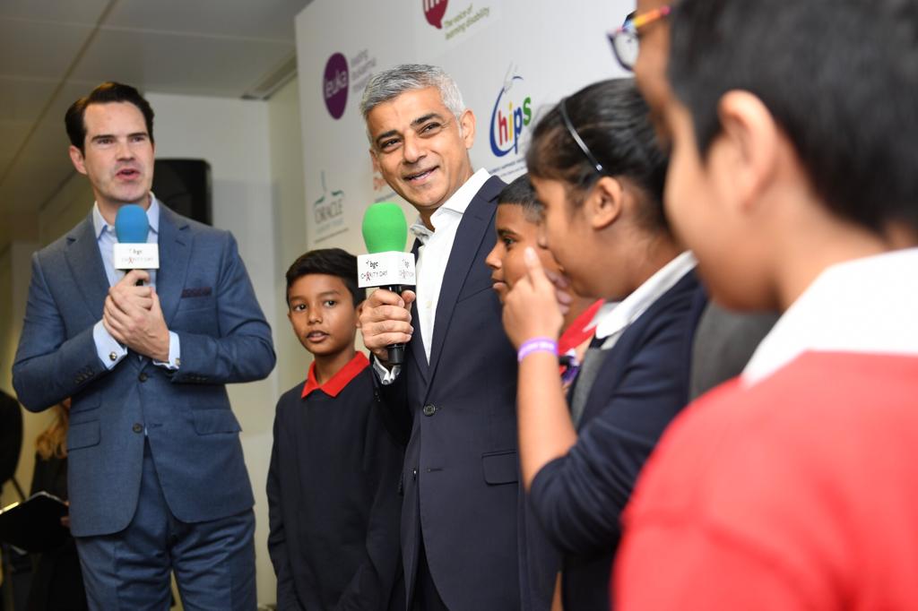 MayorofLondon's tweet photo. I attended #BGCCharityDay to remember the victims of the September 11 attacks including @BGCPartners and @CantorFitzgerald employees. The charity generously raised £305,000 for the Mayor’s Fund for London, which supports young Londoners from low-income backgrounds #911Anniversary https://t.co/HG8omU96MH