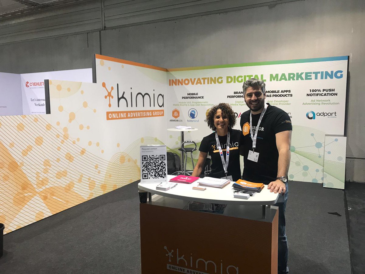 armorads's tweet photo. Need innovation in your digital marketing strategy? Don't miss the chance to meet us at @dmexco! Come and find us on hall 7.1 booth E049 and make your business grow
#DigitalMarketing #PerformanceAdvertising #DMEXCO19 #TrustInYou https://t.co/BIqYSOXVYP