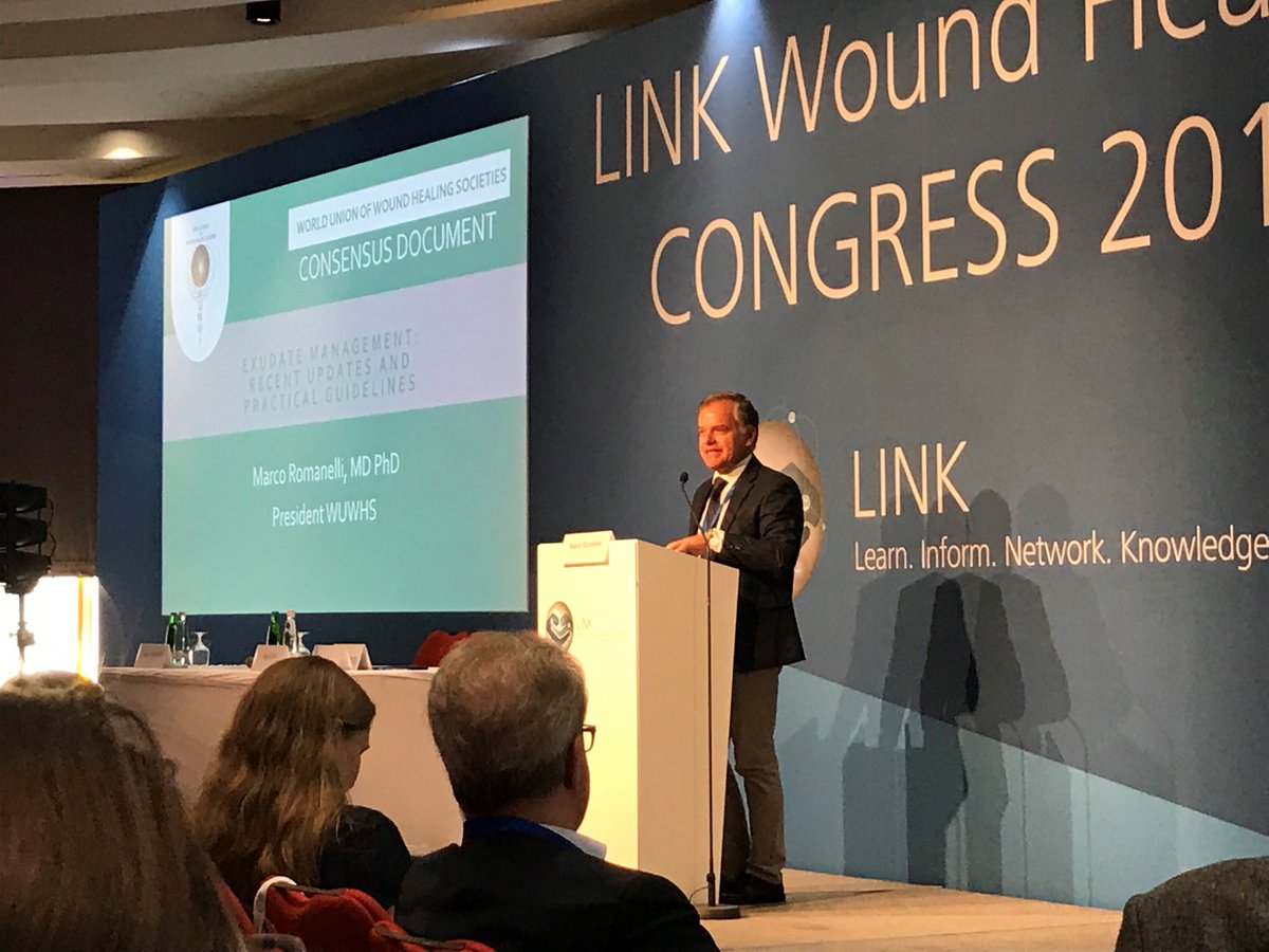 Wounds International are proud to be supporting HARTMANN GROUP at the 2019 LINK (Learn, Inform, Network, Knowledge) Wound Healing Congress in Budapest today. A fantastic day of shared experience and knowledge in exudate management and NPWT. #LINK19 #Wounds #WeAreWounds https://t.co/XJKusTu9mH